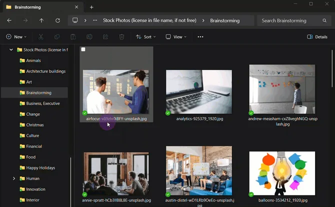 Copy images to clipboard in file explorer
