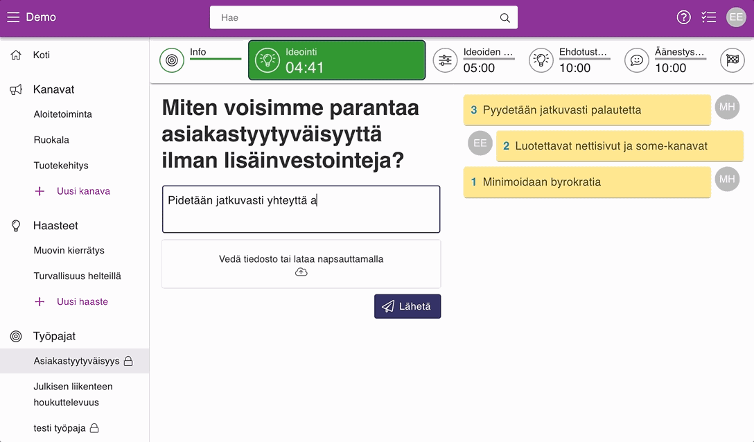 ideointi TYÖPAJA